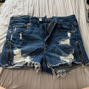 Denim shorts